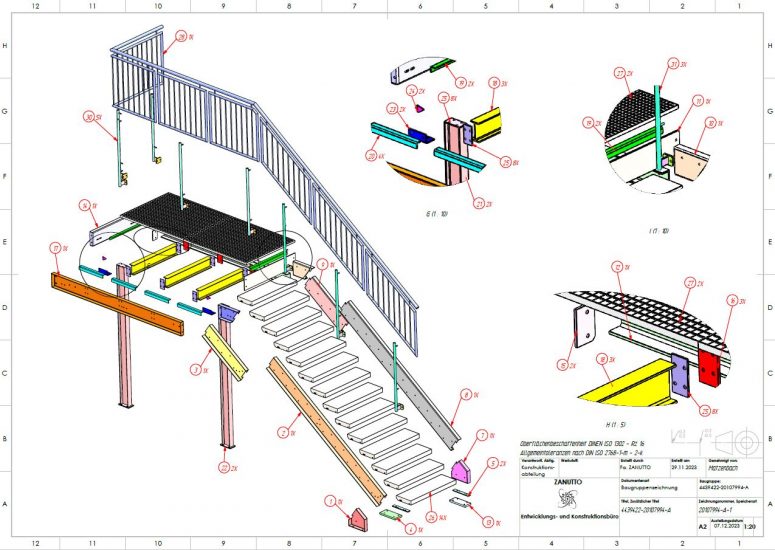 Stahlbautreppe
